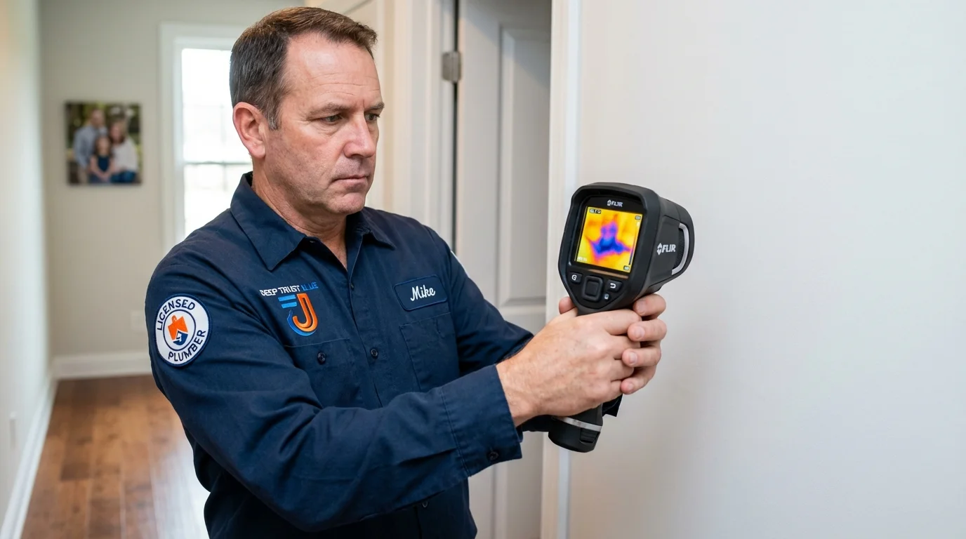 Thermal imaging leak detection by Johns Plumbing LLC in Fort Bliss